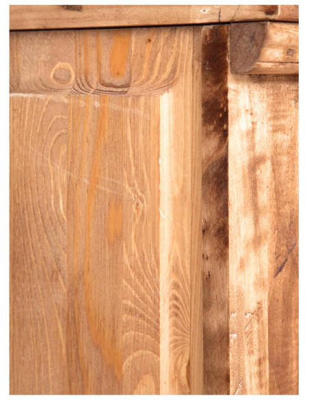 Stipo Country in legno massello di tiglio finitura naturale 72x40x173 cm