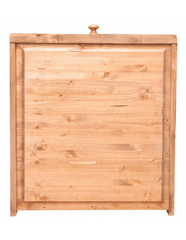 Guarda -roupa do país em acabamento de madeira maciça de madeira 120x59x197 cm Guarda -roupa do país em acabamento de madeira maciça de madeira 120x59x197 cm