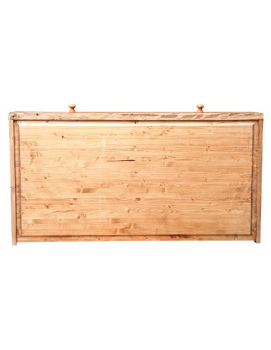 Armadio Country in legno massello di tiglio finitura naturale 120x59x197 cm Armadio Country in legno massello di tiglio finitura naturale 120x59x197 cm