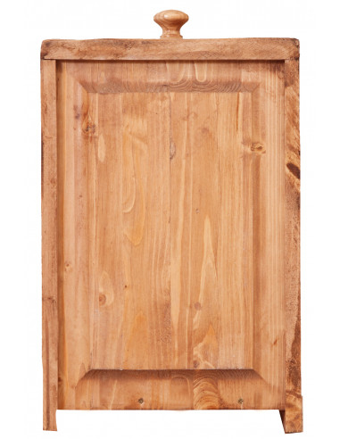 Móvel TV country em madeira maciça de cal, acabamento natural 129x40x60 cm Móvel TV country em madeira maciça de cal, acabamento natural 129x40x60 cm