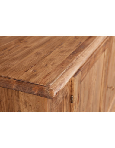 Aparador country em madeira maciça de limão, acabamento natural 180x58x105 cm Aparador country em madeira maciça de limão, acabamento natural 180x58x105 cm
