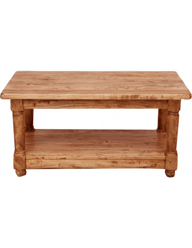 Tavolo da fumo Country in legno massello di tiglio finitura naturale 90x50x45 cm Tavolo da fumo Country in legno massello di tiglio finitura naturale 90x50x45 cm