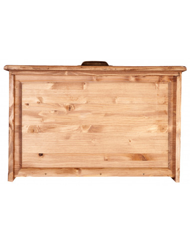 Cassettiera Country in legno massello di tiglio finitura naturale 170x40x100 cm Cassettiera Country in legno massello di tiglio finitura naturale 170x40x100 cm