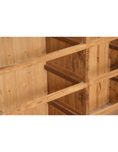 Cassettiera Country in legno massello di tiglio finitura naturale 170x40x100 cm Cassettiera Country in legno massello di tiglio finitura naturale 170x40x100 cm