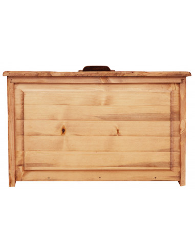 Cômoda country em madeira maciça de limão, acabamento natural 63x41x120 cm Cômoda country em madeira maciça de limão, acabamento natural 63x41x120 cm