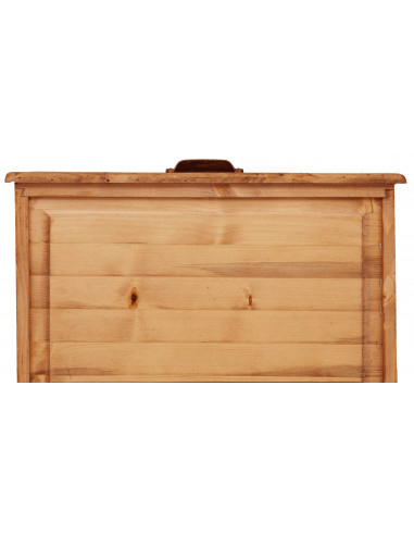 Cassettiera Country in legno massello di tiglio finitura naturale 63x41x120 cm Cassettiera Country in legno massello di tiglio finitura naturale 63x41x120 cm
