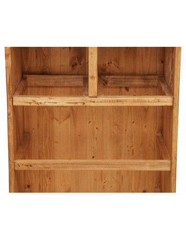 Cômoda country em madeira maciça de limão, acabamento natural 63x41x120 cm Cômoda country em madeira maciça de limão, acabamento natural 63x41x120 cm