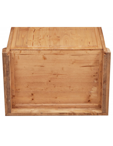 Cassettiera Country in legno massello di tiglio finitura naturale 63x41x120 cm Cassettiera Country in legno massello di tiglio finitura naturale 63x41x120 cm