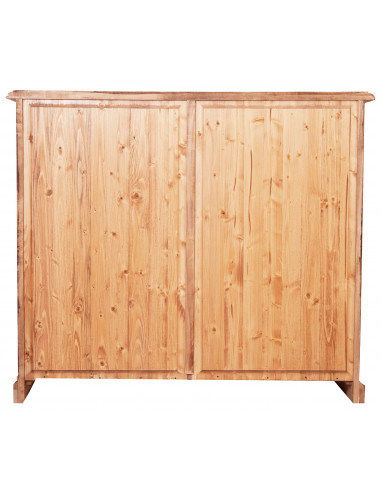 Cassettiera Country in legno massello di tiglio finitura naturale 116x41x100 cm Cassettiera Country in legno massello di tiglio finitura naturale 116x41x100 cm