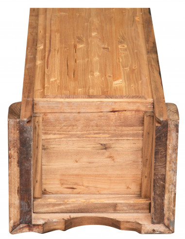 Piccola libreria in legno massello di tiglio finitura naturale 40x30x196 cm Piccola libreria in legno massello di tiglio finitura naturale 40x30x196 cm