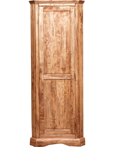 Angoliera Country in legno massello di tiglio finitura naturale 50x50x184 cm Angoliera Country in legno massello di tiglio finitura naturale 50x50x184 cm