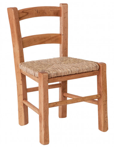 Sedia baby in legno massello di faggio finitura naturale con seduta in paglia 30x29x50 cm Sedia baby in legno massello di faggio finitura naturale con seduta in paglia 30x29x50 cm