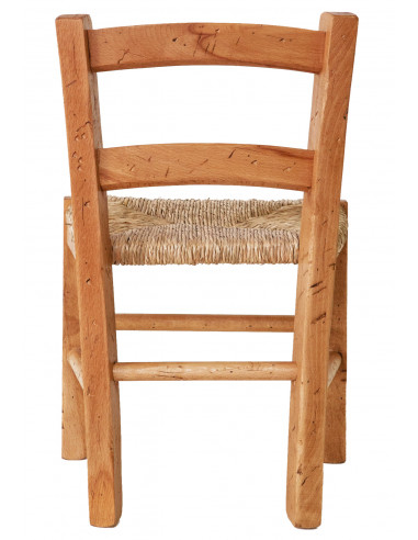 Sedia baby in legno massello di faggio finitura naturale con seduta in paglia 30x29x50 cm Sedia baby in legno massello di faggio finitura naturale con seduta in paglia 30x29x50 cm