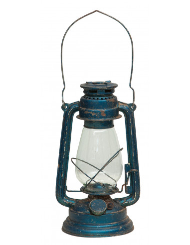 Vecchia lanterna a petrolio in metallo L15xPR15xH32 cm finiture assortite - Biscottini.it Vecchia lanterna a petrolio in metallo L15xPR15xH32 cm finiture assortite - Biscottini.it