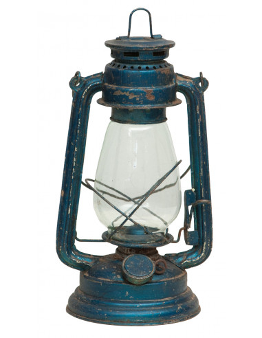 Vecchia lanterna a petrolio in metallo L15xPR15xH32 cm finiture assortite - Biscottini.it Vecchia lanterna a petrolio in metallo L15xPR15xH32 cm finiture assortite - Biscottini.it