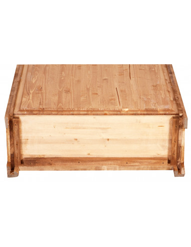 Stipetto Country in legno massello di tiglio finitura naturale 68x25x98 cm Stipetto Country in legno massello di tiglio finitura naturale 68x25x98 cm
