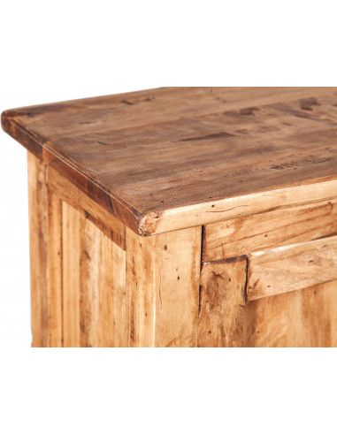Stipetto Country in legno massello di tiglio finitura naturale 68x25x98 cm Stipetto Country in legno massello di tiglio finitura naturale 68x25x98 cm