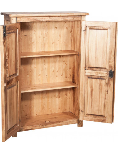 Stipetto Country in legno massello di tiglio finitura naturale 68x25x98 cm Stipetto Country in legno massello di tiglio finitura naturale 68x25x98 cm