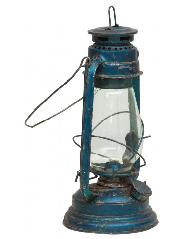 Vecchia lanterna a petrolio in metallo L15xPR15xH32 cm finiture assortite - Biscottini.it Vecchia lanterna a petrolio in metallo L15xPR15xH32 cm finiture assortite - Biscottini.it
