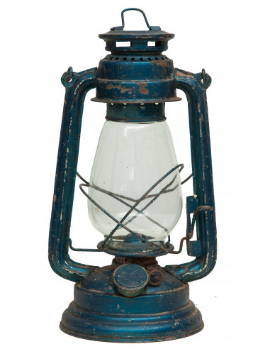 Vecchia lanterna a petrolio in metallo L15xPR15xH32 cm finiture assortite - Biscottini.it Vecchia lanterna a petrolio in metallo L15xPR15xH32 cm finiture assortite - Biscottini.it