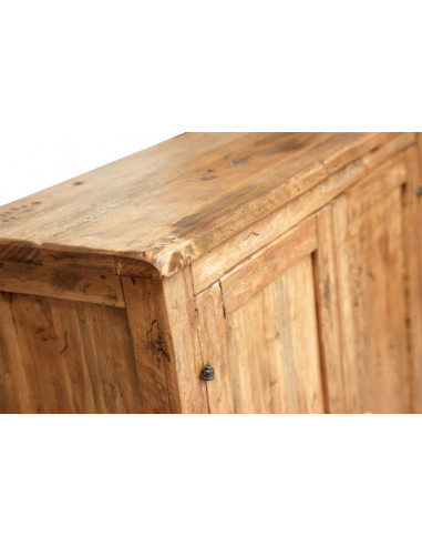 Armário country em madeira maciça de limão, acabamento natural 68x25x130 cm Armário country em madeira maciça de limão, acabamento natural 68x25x130 cm