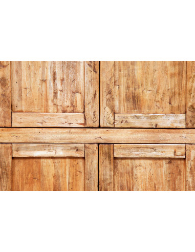 Armário country em madeira maciça de limão, acabamento natural 68x25x130 cm Armário country em madeira maciça de limão, acabamento natural 68x25x130 cm