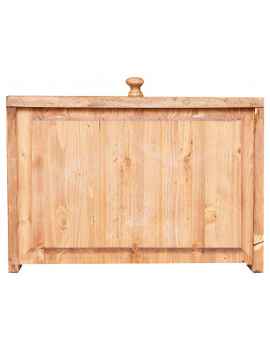 Libreria Country in legno massello di tiglio finitura naturale 109x36x180 cm Libreria Country in legno massello di tiglio finitura naturale 109x36x180 cm