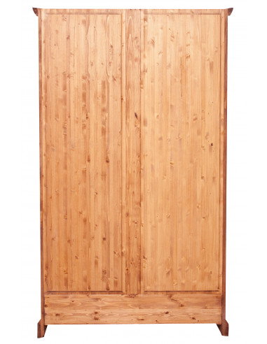 Libreria Country in legno massello di tiglio finitura naturale 109x36x180 cm Libreria Country in legno massello di tiglio finitura naturale 109x36x180 cm