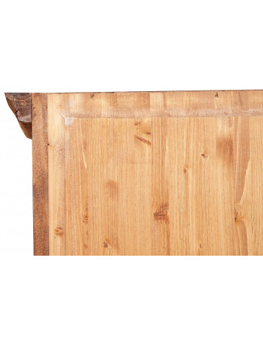 Libreria Country in legno massello di tiglio finitura naturale 109x36x180 cm Libreria Country in legno massello di tiglio finitura naturale 109x36x180 cm