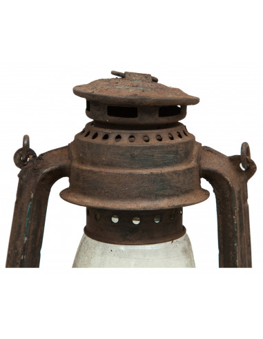 Vecchia lanterna a petrolio in metallo L15xPR15xH32 cm finiture assortite - Biscottini.it Vecchia lanterna a petrolio in metallo L15xPR15xH32 cm finiture assortite - Biscottini.it