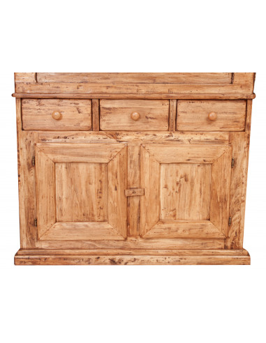 Madia in legno massello di tiglio finitura naturale 100x55x101 cm Madia in legno massello di tiglio finitura naturale 100x55x101 cm