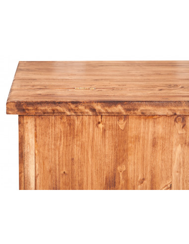 Madia in legno massello di tiglio finitura naturale 100x55x101 cm Madia in legno massello di tiglio finitura naturale 100x55x101 cm