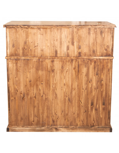 Madia in legno massello di tiglio finitura naturale 100x55x101 cm Madia in legno massello di tiglio finitura naturale 100x55x101 cm