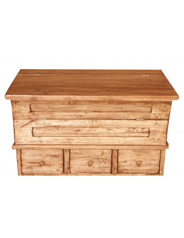 Acabamento natural de madeira de madeira sólida 81x45x92 cm Acabamento natural de madeira de madeira sólida 81x45x92 cm