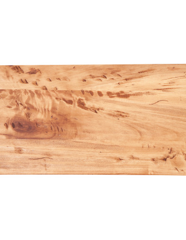 Cabide de prateleira em madeira maciça de limão, acabamento natural 200x22x27 cm Cabide de prateleira em madeira maciça de limão, acabamento natural 200x22x27 cm