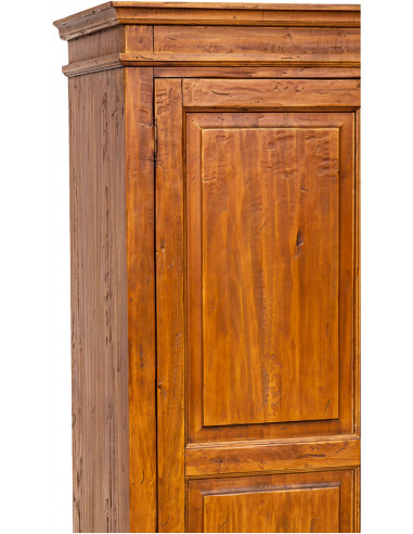 Roupeiro do país em madeira maciça telha acabamento noz 120x59x197 cm Roupeiro do país em madeira maciça telha acabamento noz 120x59x197 cm