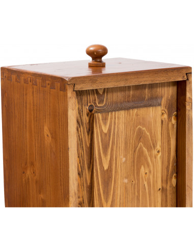 Tv País TV stand em madeira sólida telha finish noz 129x40x60 cm Tv País TV stand em madeira sólida telha finish noz 129x40x60 cm