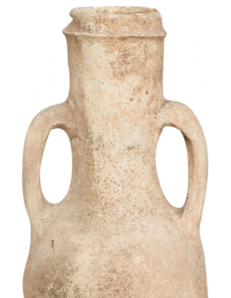 Vecchia anfora con manici in terracotta L28xPR28xH53 cm