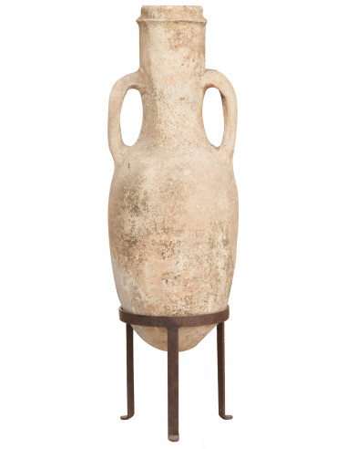 Vecchia anfora con manici in terracotta L28xPR28xH53 cm Vecchia anfora con manici in terracotta L28xPR28xH53 cm