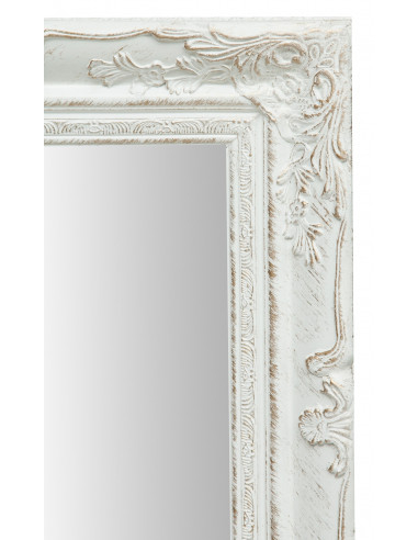 Specchiera da appendere verticale/orizzontale L64xPR4xH74 cm finitura bianco anticato Specchiera da appendere verticale/orizzontale L64xPR4xH74 cm finitura bianco anticato