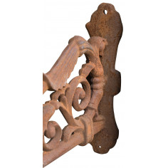 Insegna a parete in fusione di ghisa finitura ruggine naturale L70xPR12xH85 cm - Biscottini.it 2