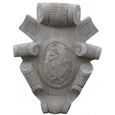 Stemma in pietra: foto veduta prospettiva - Biscottini.it 2