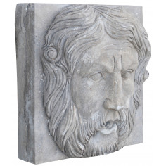 Frontone in pietra: foto particolare prospettiva - Biscottini.it