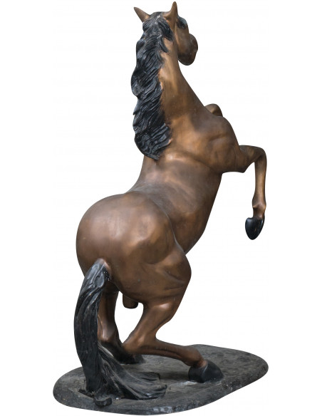Cavalo em bronze fundido L125xDP62xH154 cm