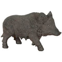 Cinghiale in resina finitura anticata L50xPR18xH30 cm - Biscottini.it