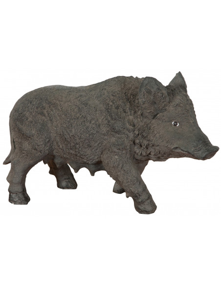 Javali de resina com acabamento antigo L50xDP18xH30 cm - Biscottini.it