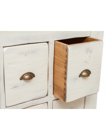 Banco de trabalho de país em madeira maciça: gaveta de fotos com rabo de engolir recessos - Biscottini. é ele Banco de trabalho de país em madeira maciça: gaveta de fotos com rabo de engolir recessos - Biscottini. é ele