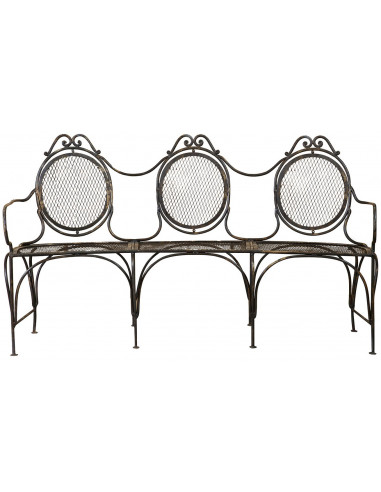 Panchina in ferro battuto  L176xPR58xH102 cm Panchina in ferro battuto  L176xPR58xH102 cm