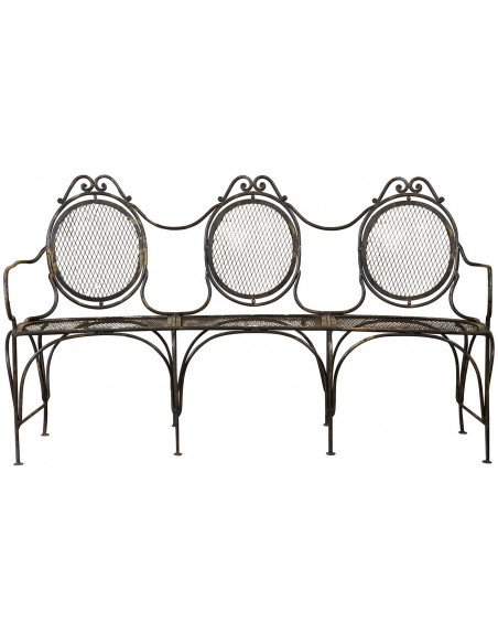 Panchina in ferro battuto  L176xPR58xH102 cm Panchina in ferro battuto  L176xPR58xH102 cm