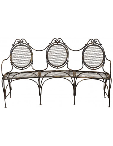 Panchina in ferro battuto  L176xPR58xH102 cm Panchina in ferro battuto  L176xPR58xH102 cm